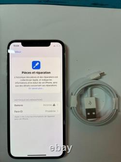 iPhone X White 64GB / Battery Capacity 100% / Without Face ID