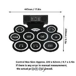 (us Plug)pad Set Foldable Electronic Battery With 2 High Rmm Batteries