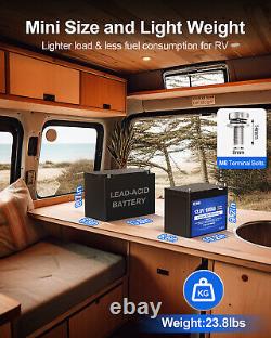 10% OFF? 12V 100Ah LiFePO4 Batterie, BMS 100A amélioré, parfait pour RV, solaire
