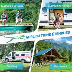 12V 100Ah LiFePO4 Batterie au lithium 15,000 cycles profonds avec 100A BMS