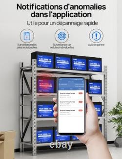 12V 100Ah LiFePO4 Bluetooth Batterie, BMS 100A amélioré, parfait pour caravanes