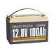 1/2/3/4 Pièce Batterie Lithium 12v 100ah Batterie Lifepo4 Avec Bms 100a & Marine