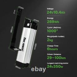 24V10.4Ah E-Bike Batterie de Vélo Electrique avec Chargeur Pour 250With350W Moteur