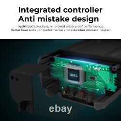 28'' E-Bike Kit de Conversion 36V250W Motor Avant+36V13Ah Batterie Porte-bagages