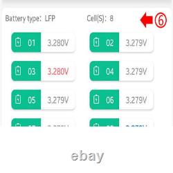 2S 24S équilibreur actif Li-ion Lipo Lifepo4 LTO égaliseur de batterie BMS APP