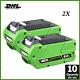 2x Batterie 40v 29462, 8,0 Ah, Pour Greenworks G-max 29472, 22272, 20302, 27062