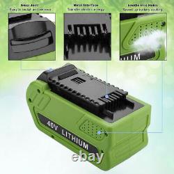 2x Batterie 40V 29462, 8,0 ah, pour Greenworks G-MAX 29472, 22272, 20302, 27062