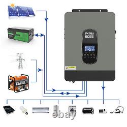 3000W 6000W 24V Solaire Hybride Convertisseur Onduleur Inverter MPPT Contrôleur