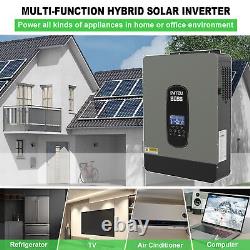 3000W 6000W 24V Solaire Hybride Convertisseur Onduleur Inverter MPPT Contrôleur