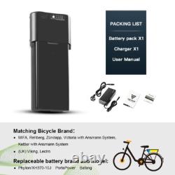 36V10.4Ah E-Bike Batterie de Vélo Electrique avec Chargeur Pour 250With350W Moteur