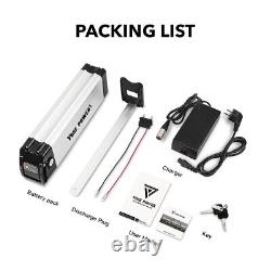 36V10.4Ah E-Bike Batterie de Vélo Electrique avec Chargeur Pour 350With500W Moteur