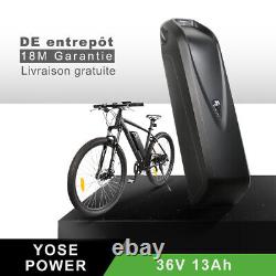 36V13Ah E-Bike Batterie de Vélo Electrique avec Chargeur Pour 250With350W Moteur