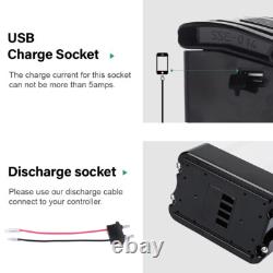 36V15.6Ah E-Bike Batterie de Vélo Electrique avec Chargeur Pour 350With500W Moteur