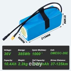 36V 10.4Ah 10S4P Batterie Pack Li-ion avec chargeur Pour Scooter Vélo Électrique