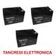 3 Batteries Au Plomb Rechargeable 36v 12v 12ah Ups Les Alarmes Antivol 12 Ampere