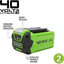 40V Piles 2,5Ah Greenworks G40B25 LI-ION Batterie
