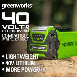 40V Piles 2,5Ah Greenworks G40B25 LI-ION Batterie