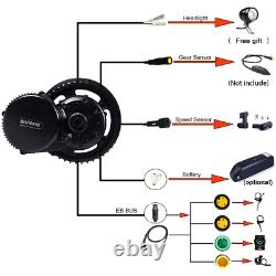 48V 750W BAFANG BBS02B mi kits de conversion de moteur d'entraînement kits Ebike