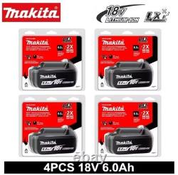 4 X Makita BL1860 Batterie 18 V 6 AH NEUVE BL1850 BL1860 Lithium remplacement