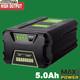 5ah 80v Li-ion Gba80200/pro Pour Greenworks Batterie Gba80400 Gba80500 Gba80400