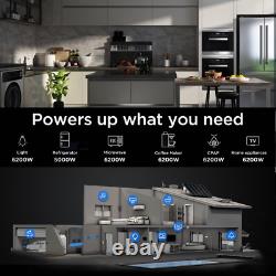 6200W Hybride Onduleur 48V 220V 6200VA MPPT 120A Travail Sans Batterie 60-500VDC