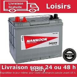 75Ah Batterie de Loisirs, Decharge Lente MV24 80Ah 560CCA Livraison Rapide