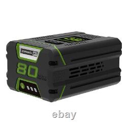 80V Piles 2Ah GreenWorks G80B2 LI-ION Batterie