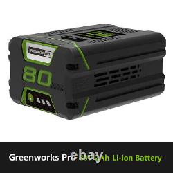 80V Piles 2Ah GreenWorks G80B2 LI-ION Batterie