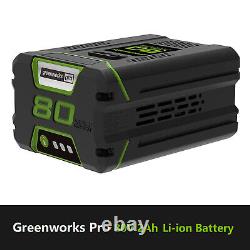 80V Piles 2Ah Greenworks G80B2 LI-ION Batterie
