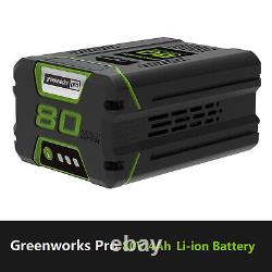 80V Piles 4Ah Greenworks G80B4 LI-ION Batterie