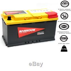 Batterie AGM Hankook. AGM59520-HK. 95Ah - 850A(EN) 12V. Boîte L5