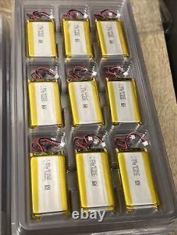 9 PCS Batterie Li-polymère Rechargeable, 3.7v, 980mAh Pour Traceur Gps Téléphone