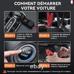 ACEZUK Booster Batterie Voiture 5000A, Démarreur de Batterie de Voiture