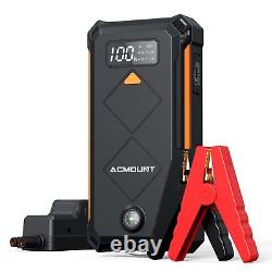 ACMOUNT Booster Batterie Voiture 4000A Demarreur Batterie Voiture Jusqu'à 10L