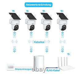 ANRAN WiFi batterie solaire ensemble de caméra de Surveillance Audio sans fil