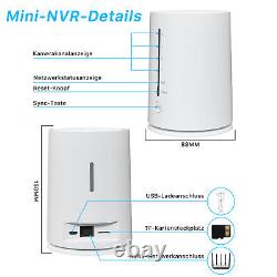 ANRAN WiFi batterie solaire ensemble de caméra de Surveillance Audio sans fil