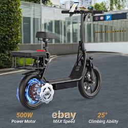 AOVOPRO Monopattino Elettrico, Foldable 500W 10.4Ah Battery 22mph 28Miles