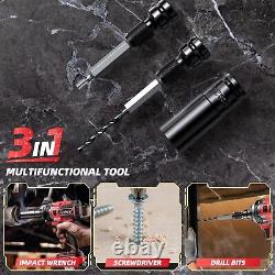 Avhrit Clé à Chocs Sans Fil Brushless avec Deux 4.0Ah Batterie 700Nm Boulonne