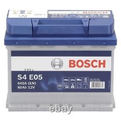 BATTERIE AUTO BOSCH S4E05 START ET STOP EFB 0092S4E051 60 AH 640A 242x175x190