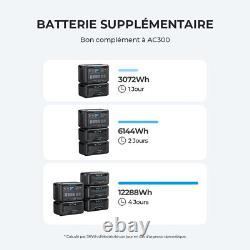 BLUETTI B300 3072wh Batterie d'extension LiFePO4 Pour Groupe Électrogene Solaire