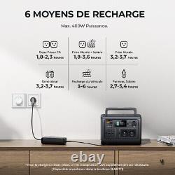 BLUETTI Générateur Électrique Portable EB55, 537Wh Batterie LiFePO4 de Secours