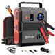 Brpom Booster Batterie 3000a 24000mah 150psi Gonfleur Pneus Voiture 12v Démar