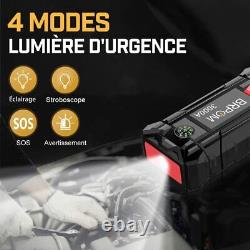 BRPOM Booster Batterie 3000A 26800mAh Démarreurs de Batterie de Voiture Portable