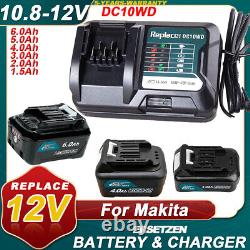 Batterie 12V 6,0Ah pour Makita BL1040 BL1040B BL1041B BL1020B BL1016 BL1021