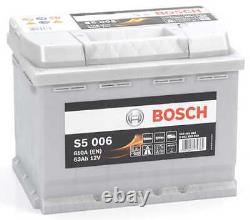 Batterie BOSCH S5006 63Ah/610A