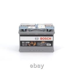 Batterie De Démarrage Bosch 0092S5A080 S5a Agm pour Audi Barreiros Bmw Citroën