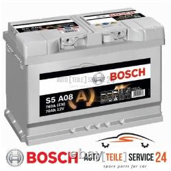 Batterie De Démarrage Bosch 0092S5A080 S5a Agm pour Audi Barreiros Bmw Citroën