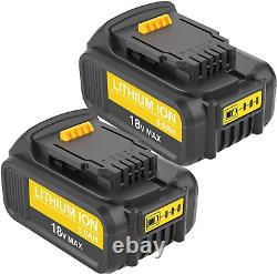 Batterie De Remplacement Pour Dewalt 18V Avec Indicateur LED 2X 5.0Ah