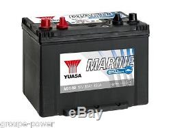 Batterie Decharge lente Marine bateau Yuasa M26-80 12v 80ah 260x264x225mm