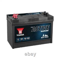 Batterie Decharge lente marine bateau Yuasa M31-100 12v 100ah 330x175x240mm
